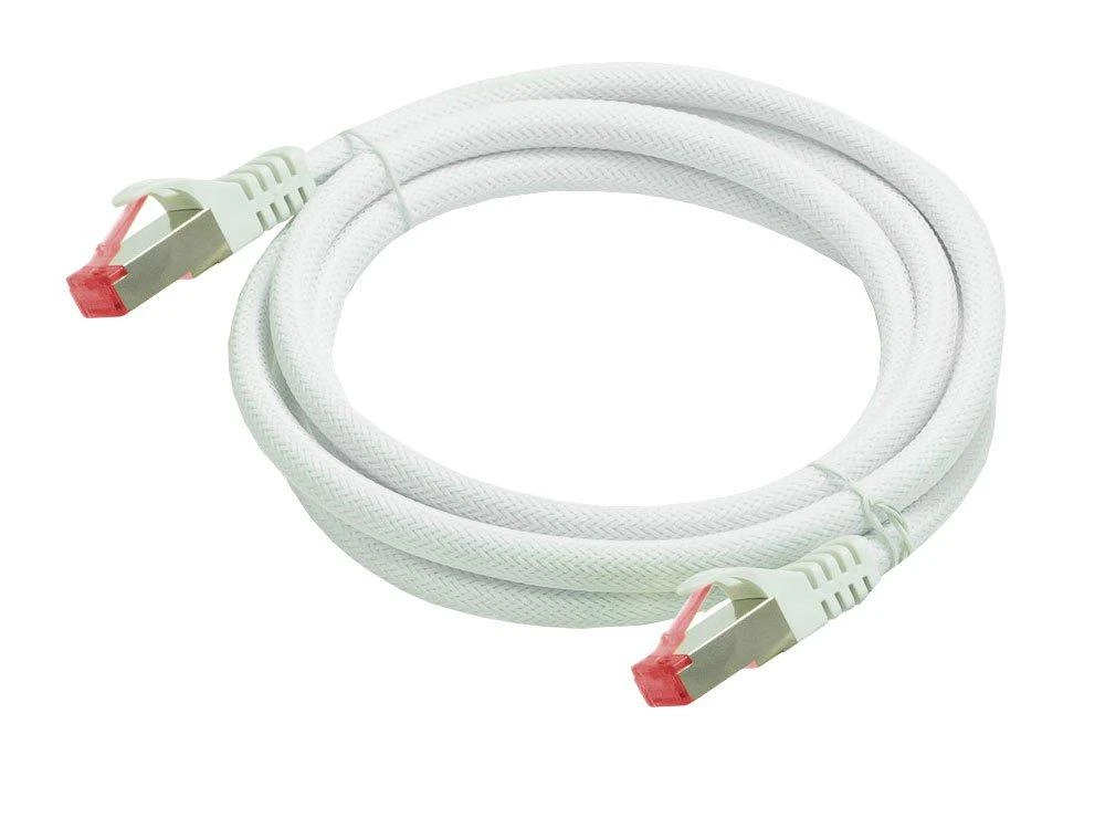 Python RNS Patchkabel Cat.6 S/FTP PiMF PVC 250MHz OFC 1,0m balta