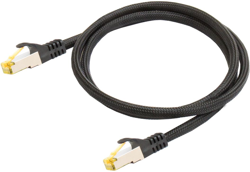 Python Series PYTHON 8070PY-015S - 1.5 m - Cat6a - SF/UTP (S-FTP) - RJ-45 - RJ-45 - Juodas