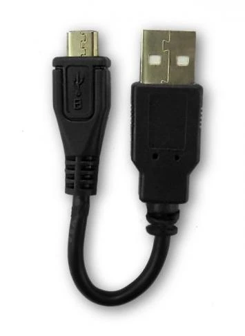 Juodas USB į Micro USB adapteris