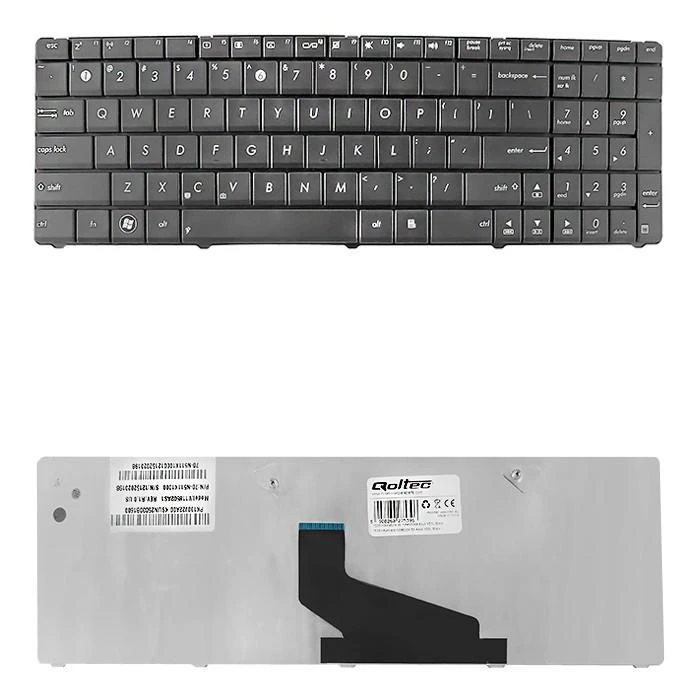 QOLTEC 7539.AS-X53U Qoltec Notebook Keyboard Asus X53U Juodas