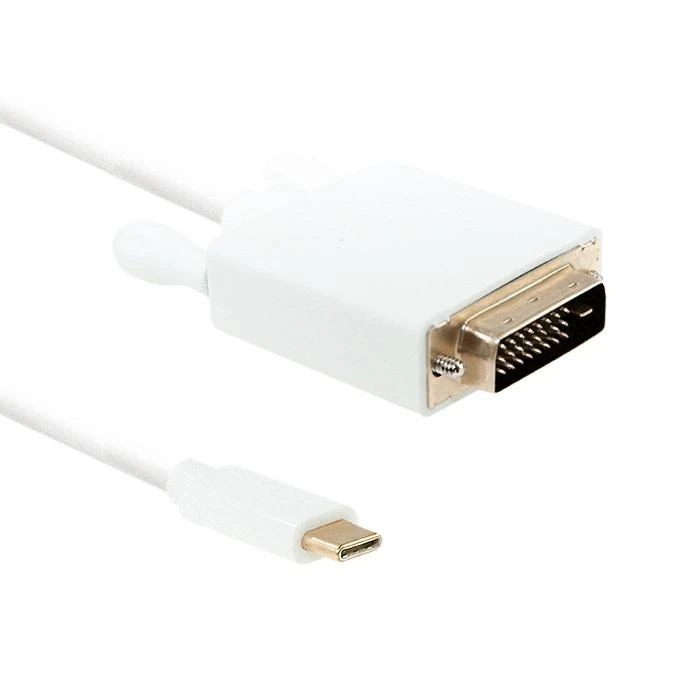 QOLTEC 50416 Qoltec DisplayPort Alternatyvus režimas USB 3.1 CM / DVI M 4Kx2K 1m