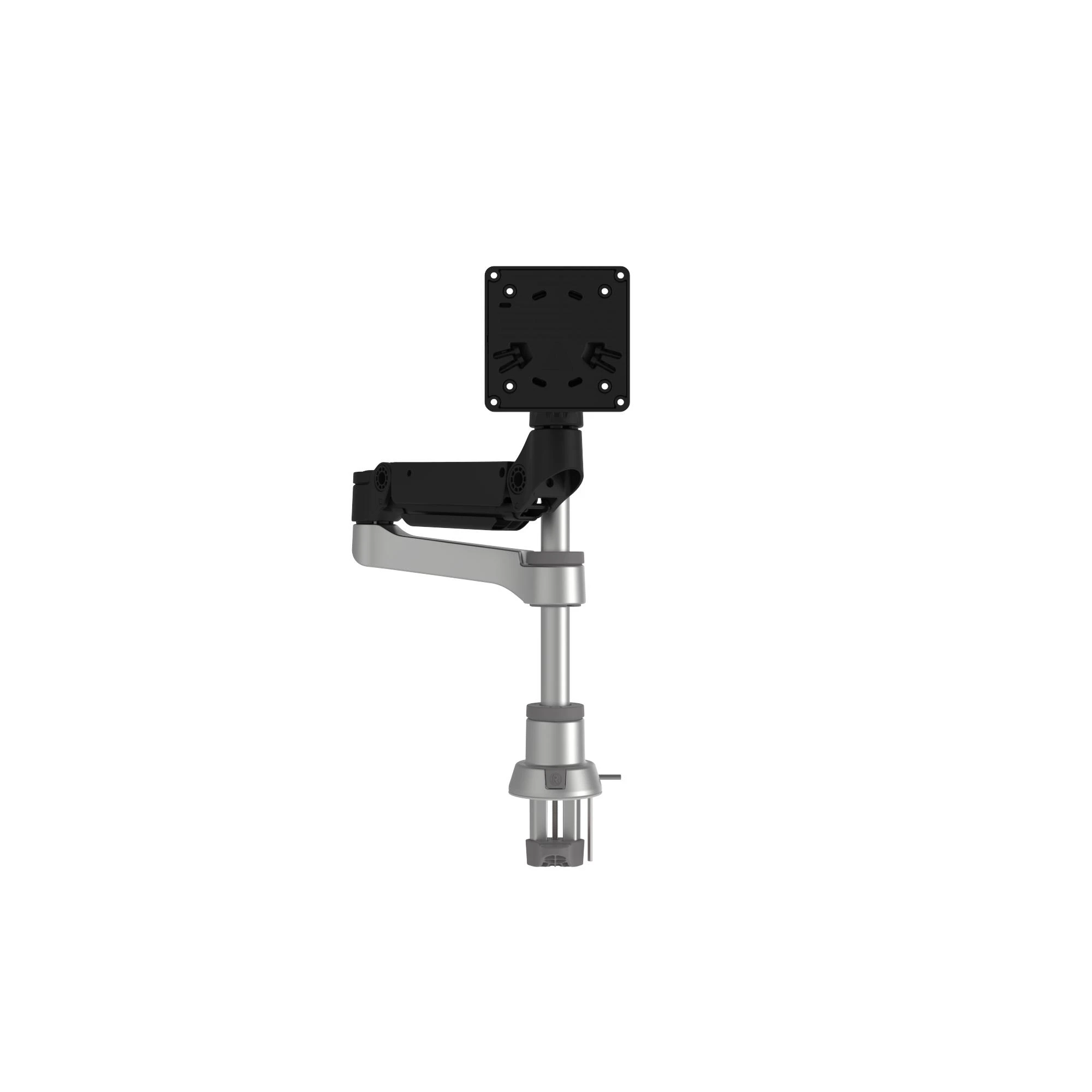 Laikiklis R-Go Tools R-Go Monitorarm 0"-40" 1TFT Max.9KG Caparo 4 Gasfeder sidabrinis