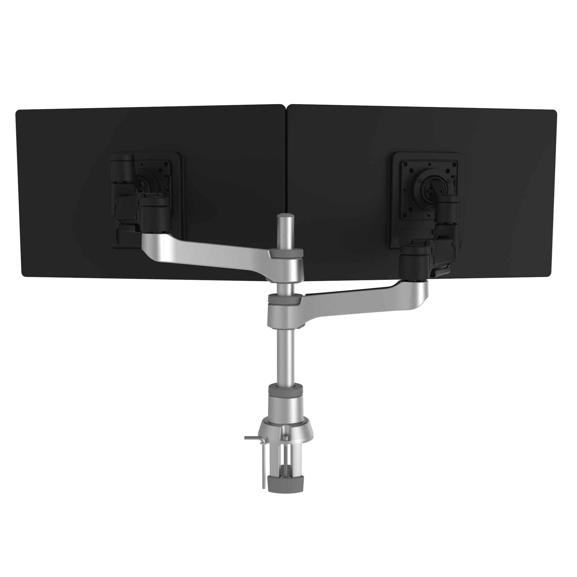 Laikiklis R-Go Tools R-Go Monitorarm 0"-32" 2TFT Max.9KG Caparo 4 Gasfeder sidabrinis