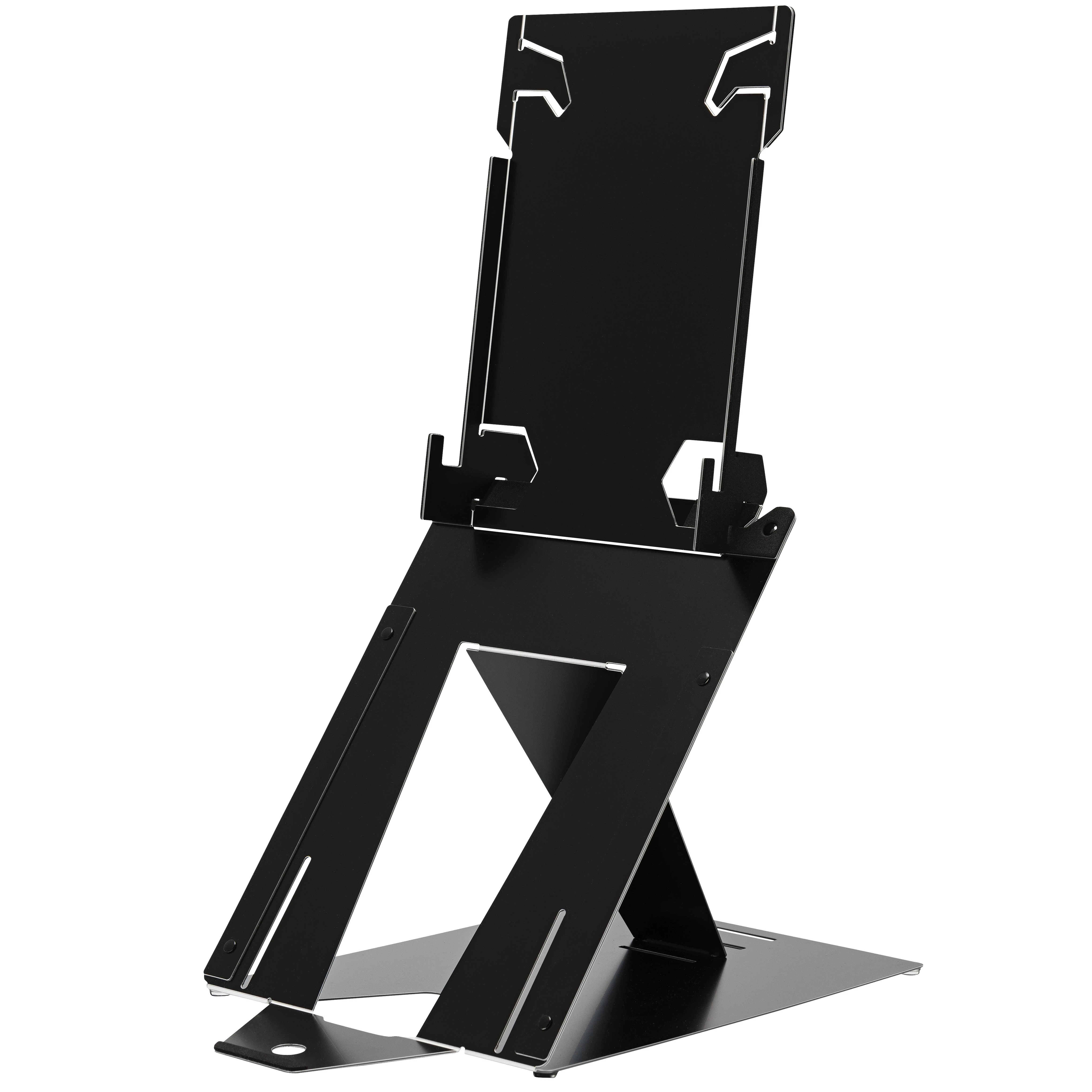 R Go Tools R-Go nešiojamojo kompiuterio ir planšetinio kompiuterio stovas, 10–22 colių, maks. 5kg, juodas, mažmeninės prekybos produktas