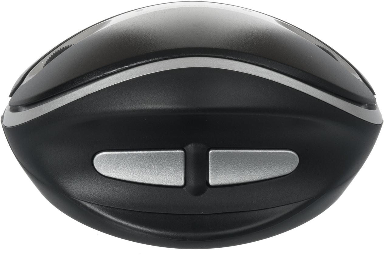 Ergo Finland R-Go Oyster Pelė Wireless - Ambidextrous - RF belaidė - 1200 DPI - Sidabrinis