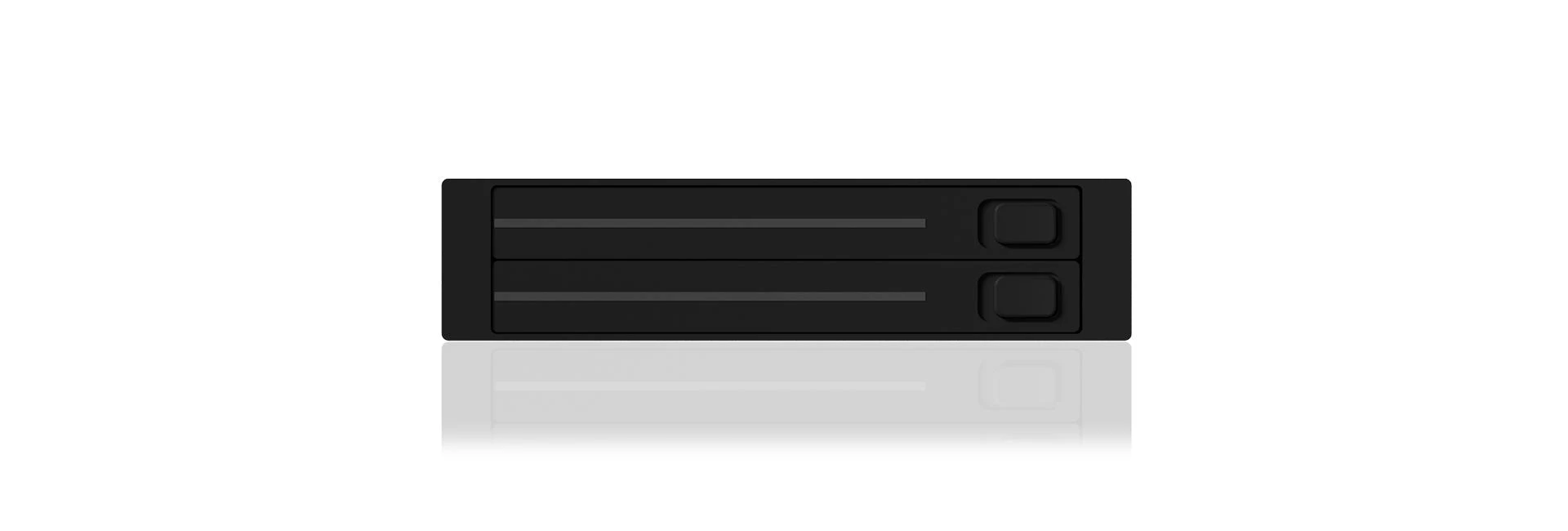 ICYBOX IB-2226StS Icy Box Mobilus stovas skirtas 2x 2,5 SATA HDD arba 3,5 SSD, Juodas
