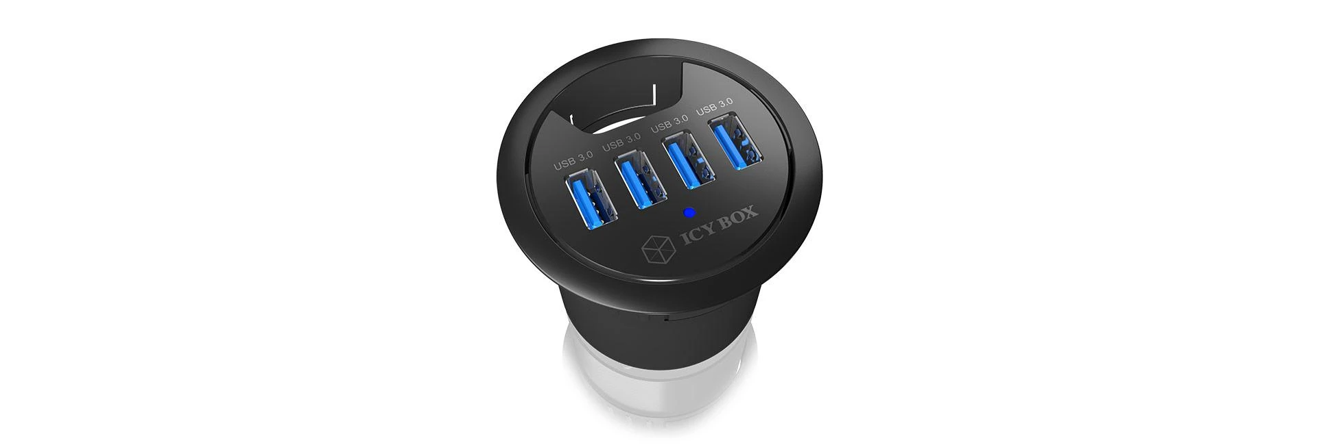 ICYBOX IB-HUB1403 Icy Box Desk Hub 4xUSB 3.0, 120 cm USB 3.0 laidas