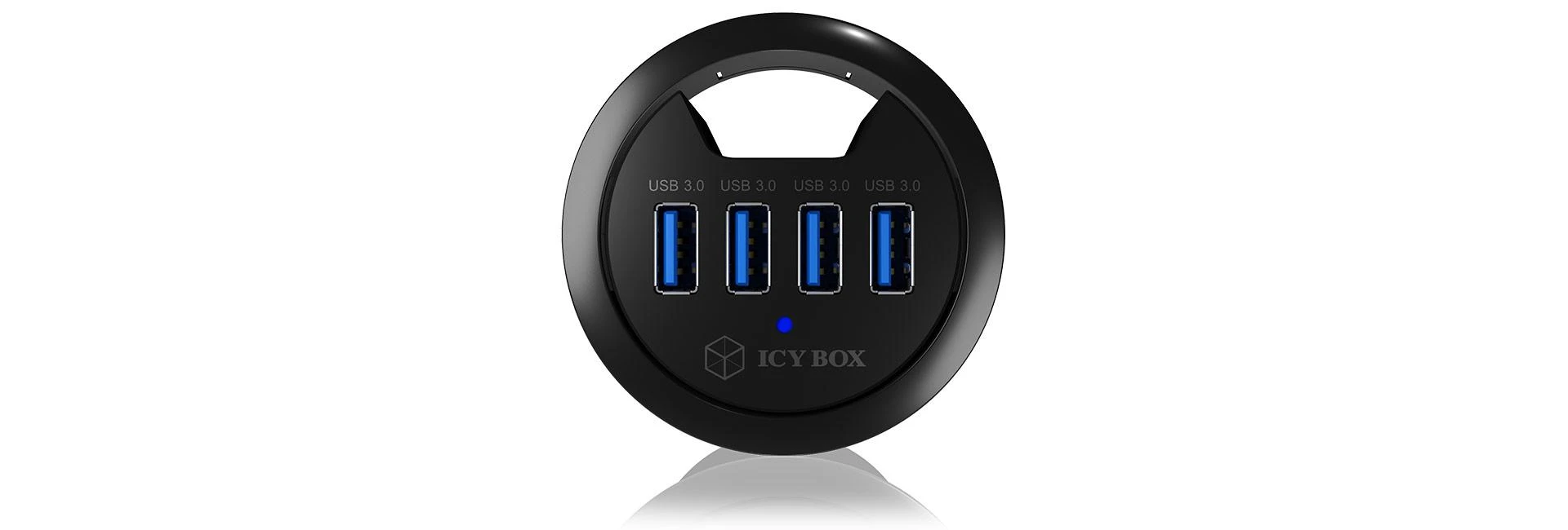 ICYBOX IB-HUB1403 Icy Box Desk Hub 4xUSB 3.0, 120 cm USB 3.0 laidas