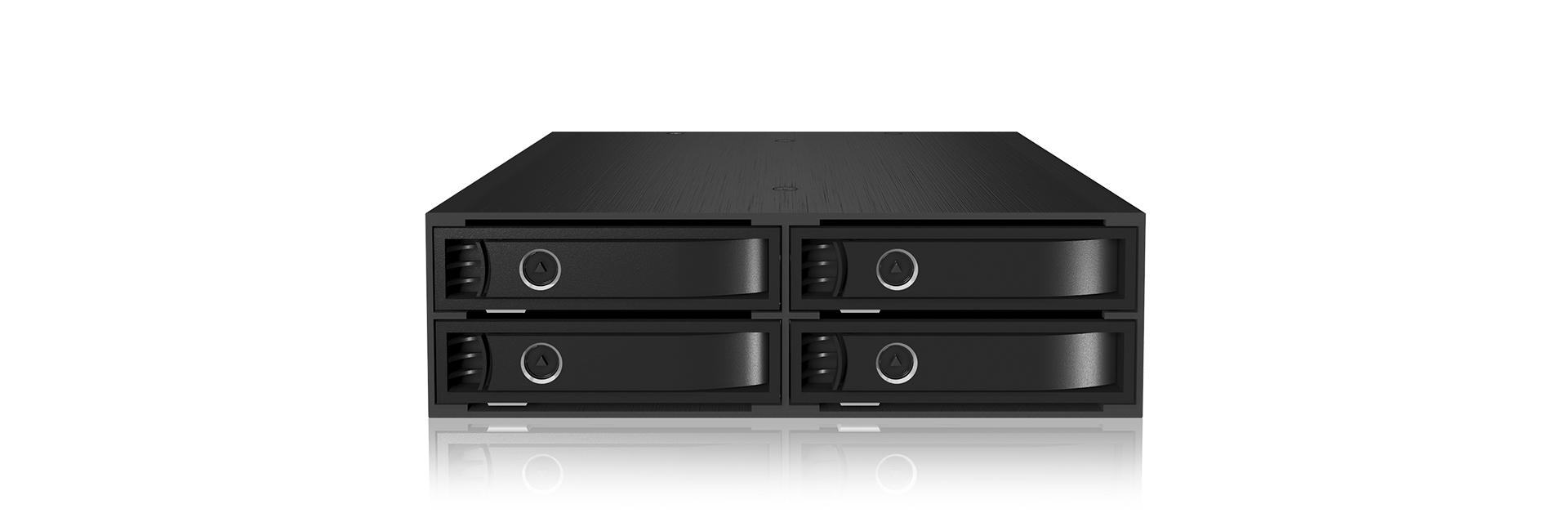 RaidSonic ICY BOX Backplane 4x2.5 SAS/SATA HDD 1x5.25 lizde MiniSAS Host 12Gbit/s Juodas