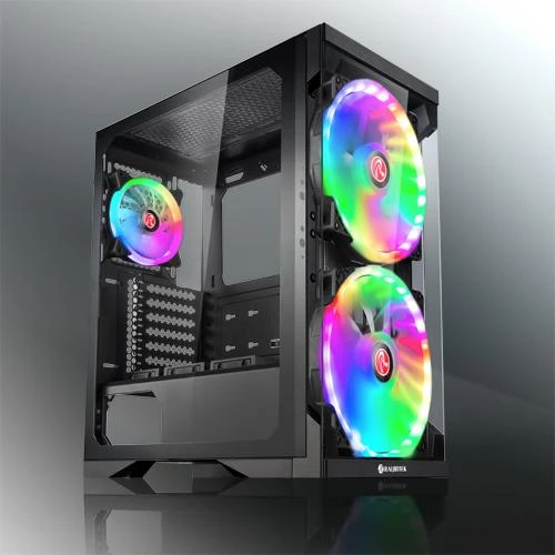 Raijintek Silenos Pro A-RGB Midi Tower - juodas