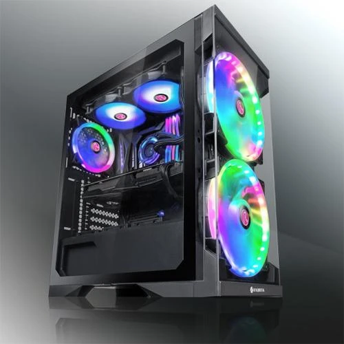 Raijintek Silenos Pro A-RGB Midi Tower - juodas