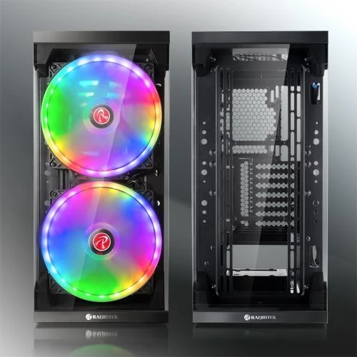 Raijintek Silenos Pro A-RGB Midi Tower - juodas