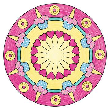 Ravensburger kūrybinis rinkinys „Mini Mandala-Designer: Vienaragis“, nuo 6 m.