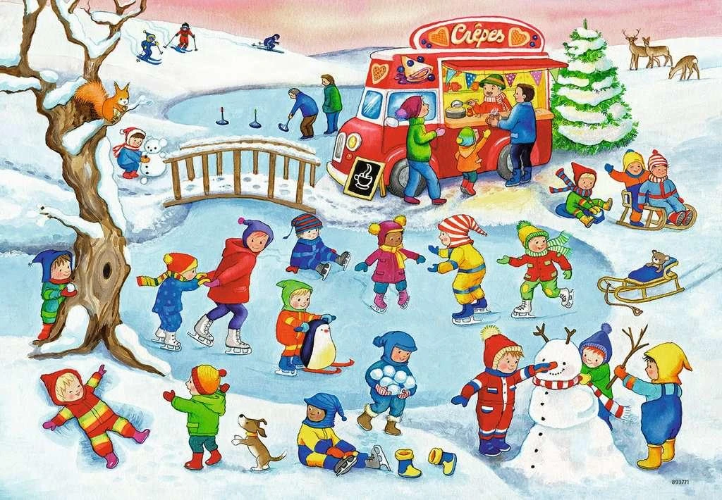 Ravensburger Dėlionė 2x24 vnt. - Vaikų atostogos