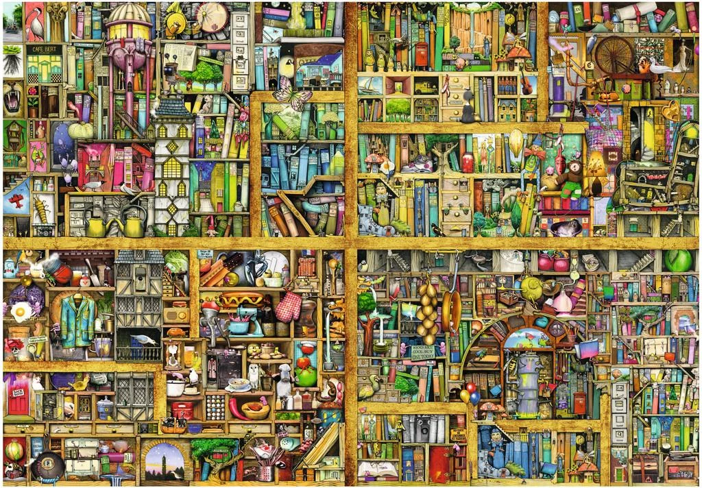 Ravensburger Dėlionė 18000 vnt. - Magiška biblioteka aprašymas - Prekės nuotrauka