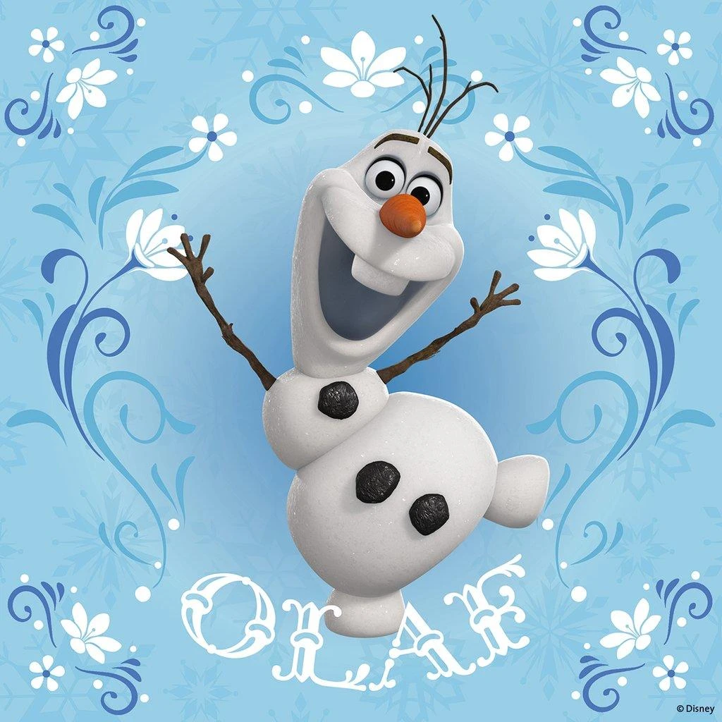 Ravensburger Dėlionė 3x49 vnt. - Frozen:  Elza, Ana ir Olafas