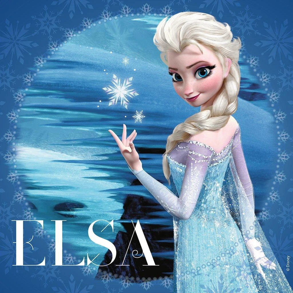 Ravensburger Dėlionė 3x49 vnt. - Frozen:  Elza, Ana ir Olafas