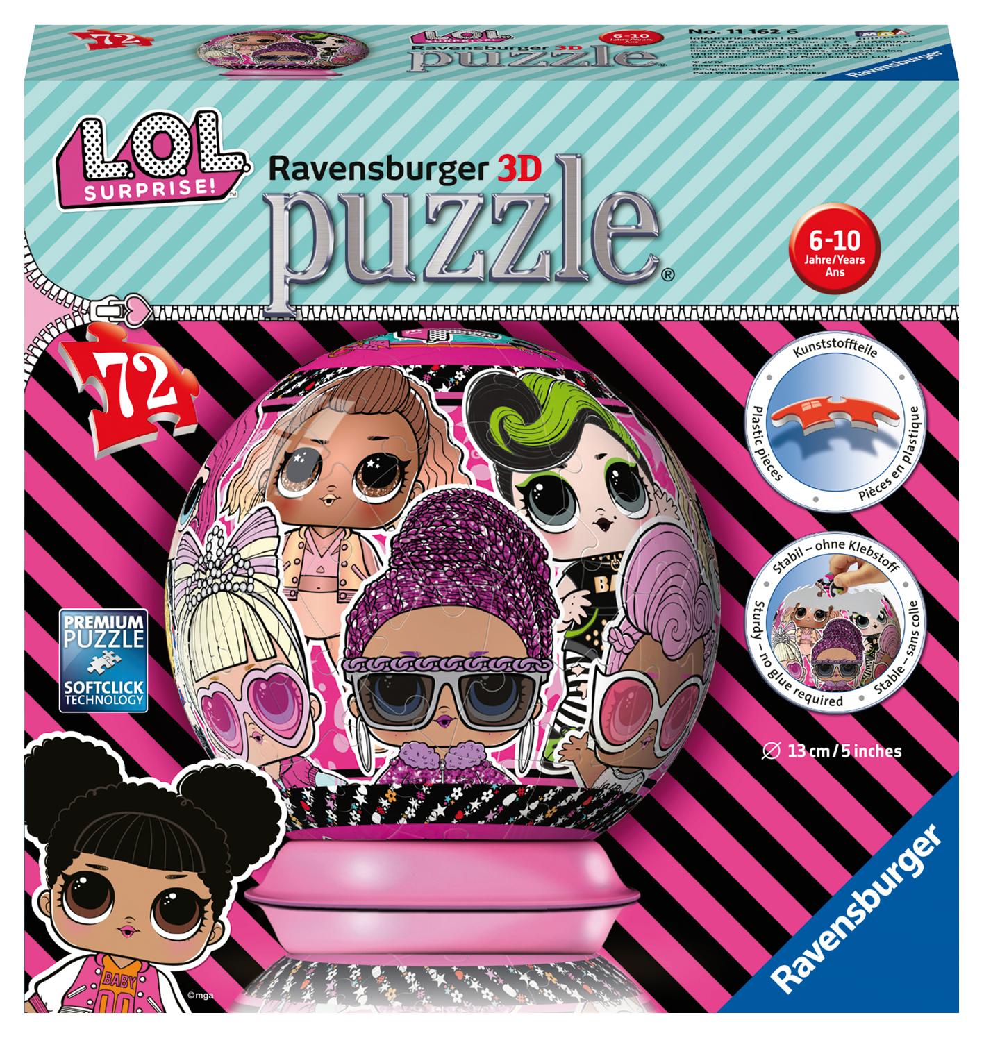 L.O.L Surprise RAVENSBURGER dėlionė LOL staigmena!, 72d., 11162