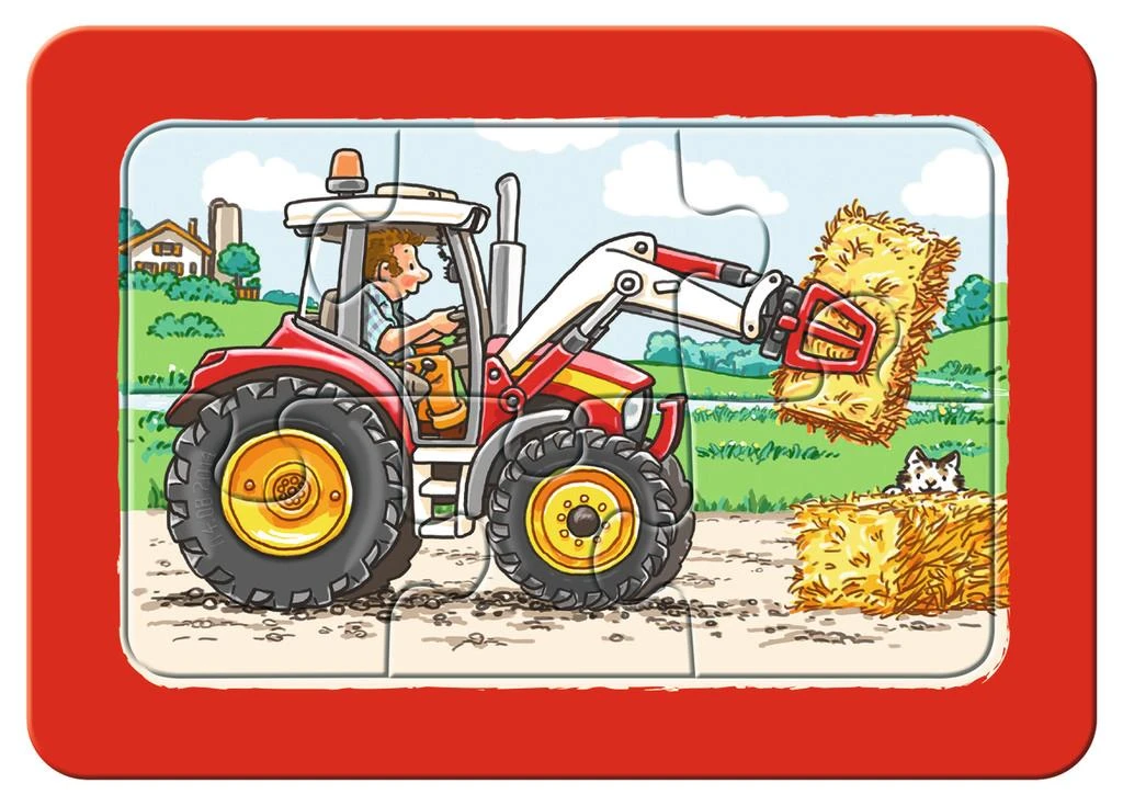 Ravensburger Dėlionė 3x6 vnt. - Transporto priemonės