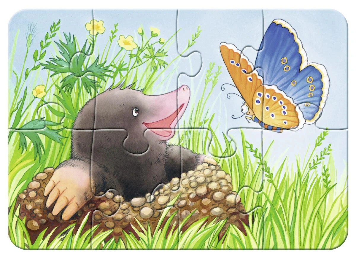 Ravensburger Dėlionė 20 vnt. - Mieli pievos gyventojai