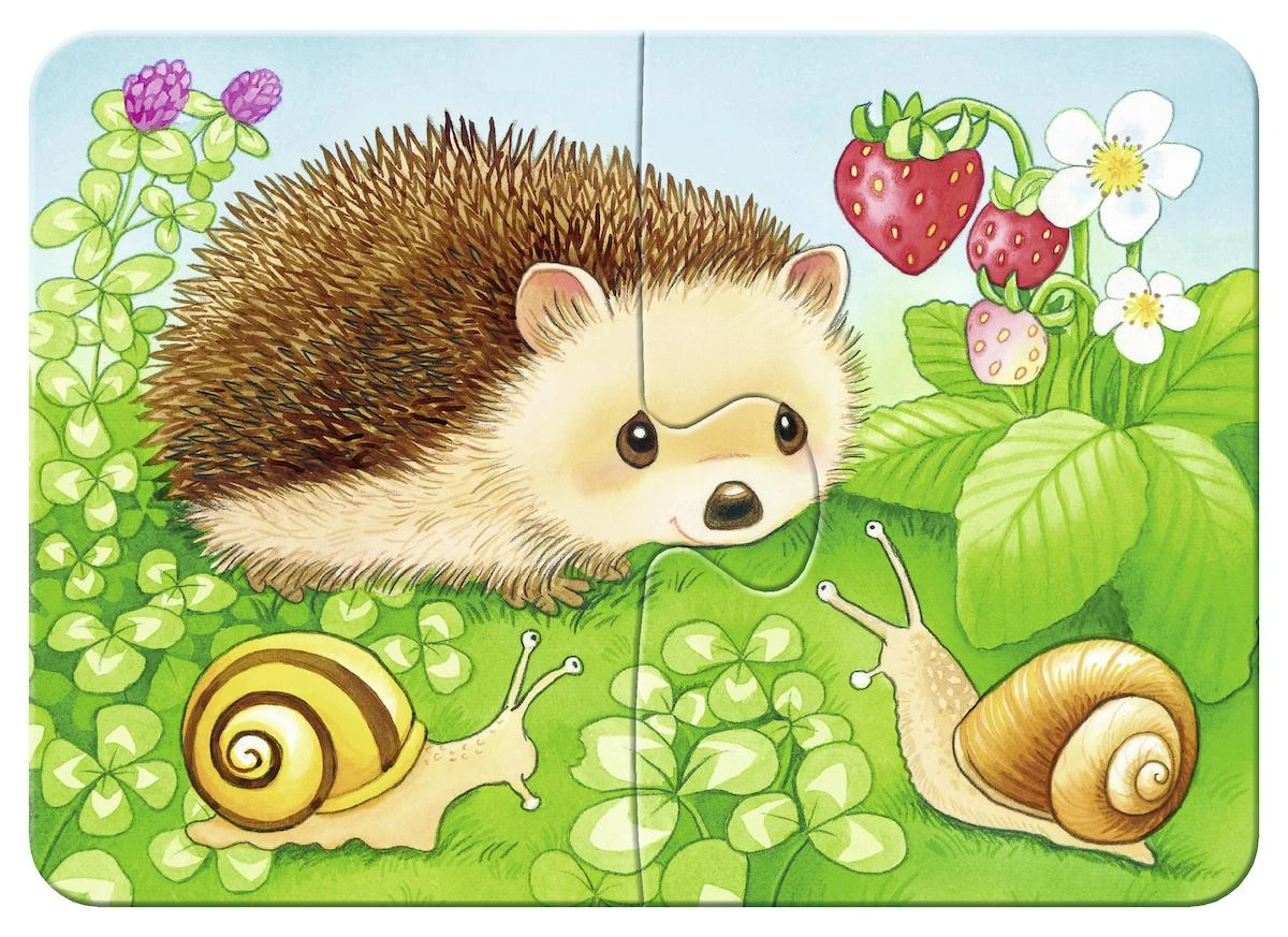 Ravensburger Dėlionė 20 vnt. - Mieli pievos gyventojai