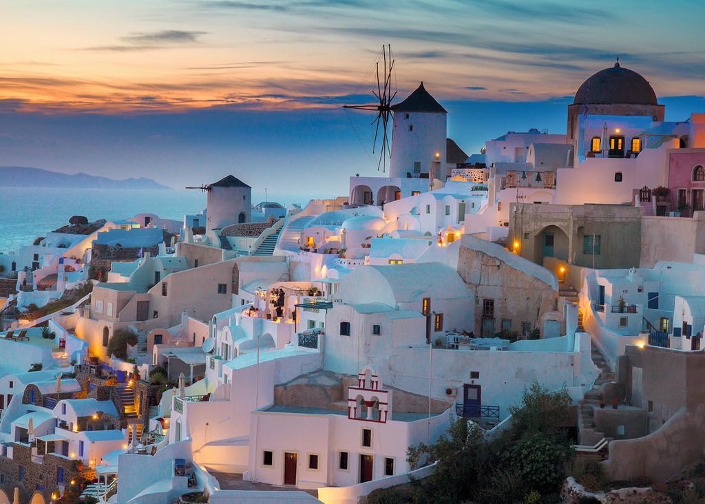 Ravensburger Dėlionė 1000 vnt. - Santorini aprašymas - Prekės nuotrauka