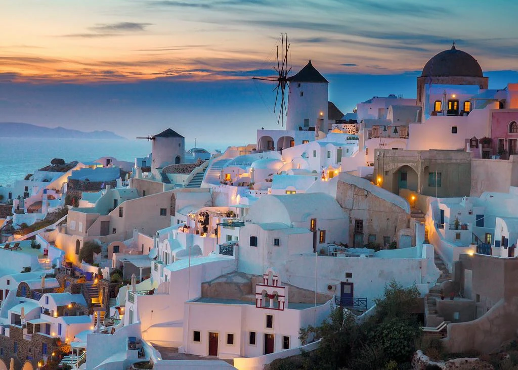 Ravensburger Dėlionė 1000 vnt. - Santorini aprašymas - Prekės nuotrauka