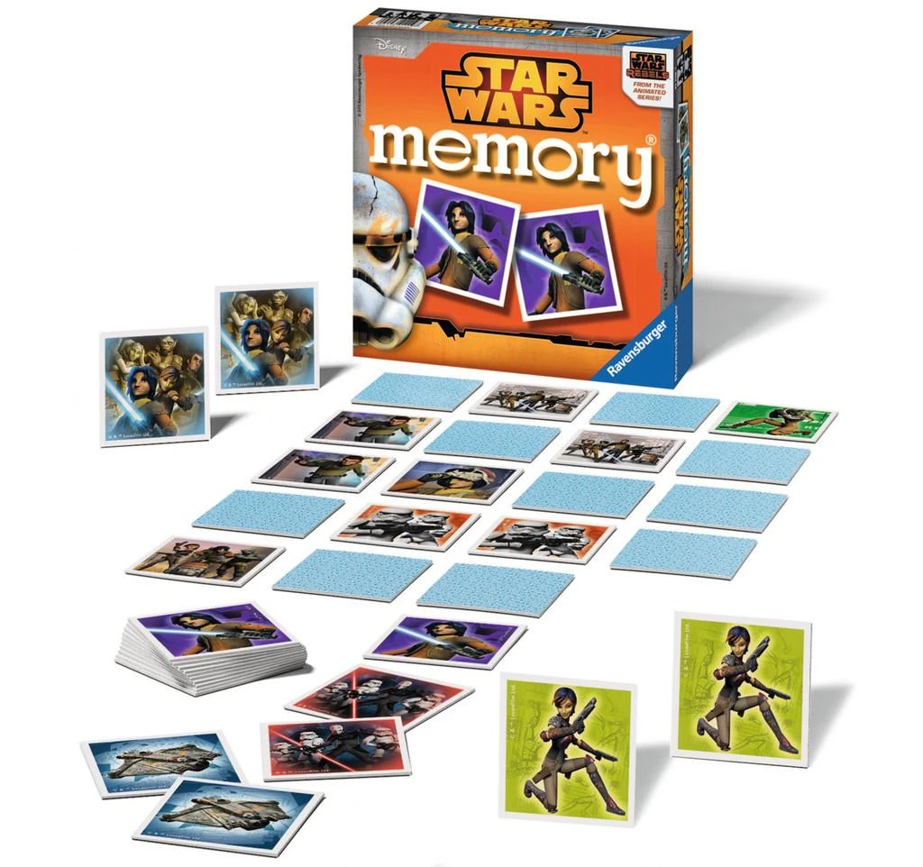 Ravensburger Star Wars Rebels atmintis – mokomasi stalo žaidimo – 6 m.