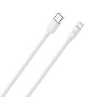 Kabelis USB Realpower USB-C - Lightning 2 m Baltas (385242)