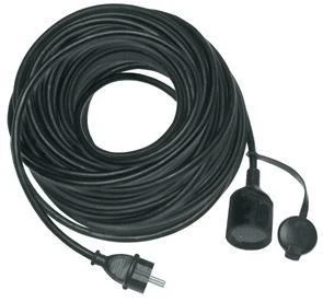 REV plėtinys IP44 10m juodas