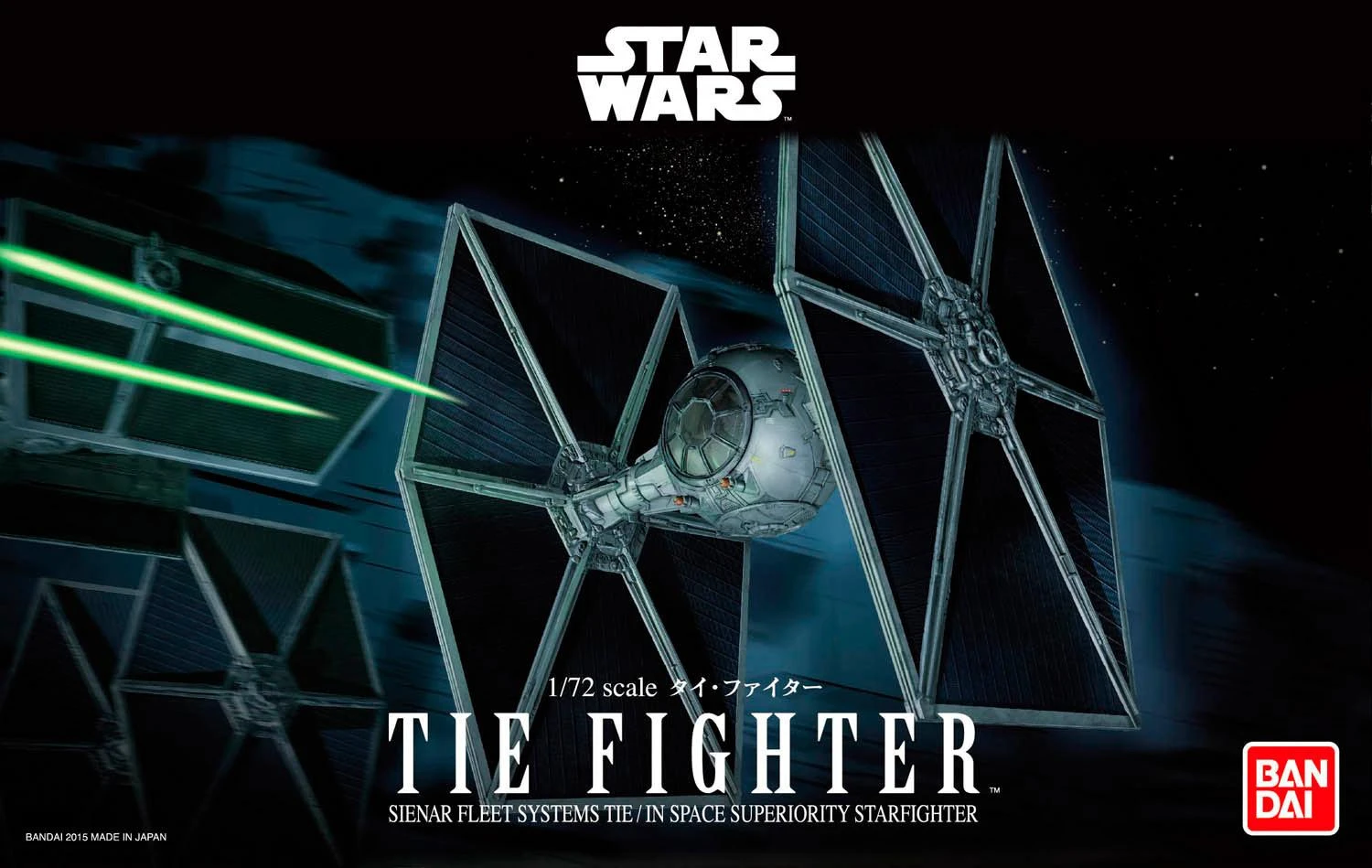 Revell – Star Wars TIE kovotojas (Bandai), 1/72, 01201