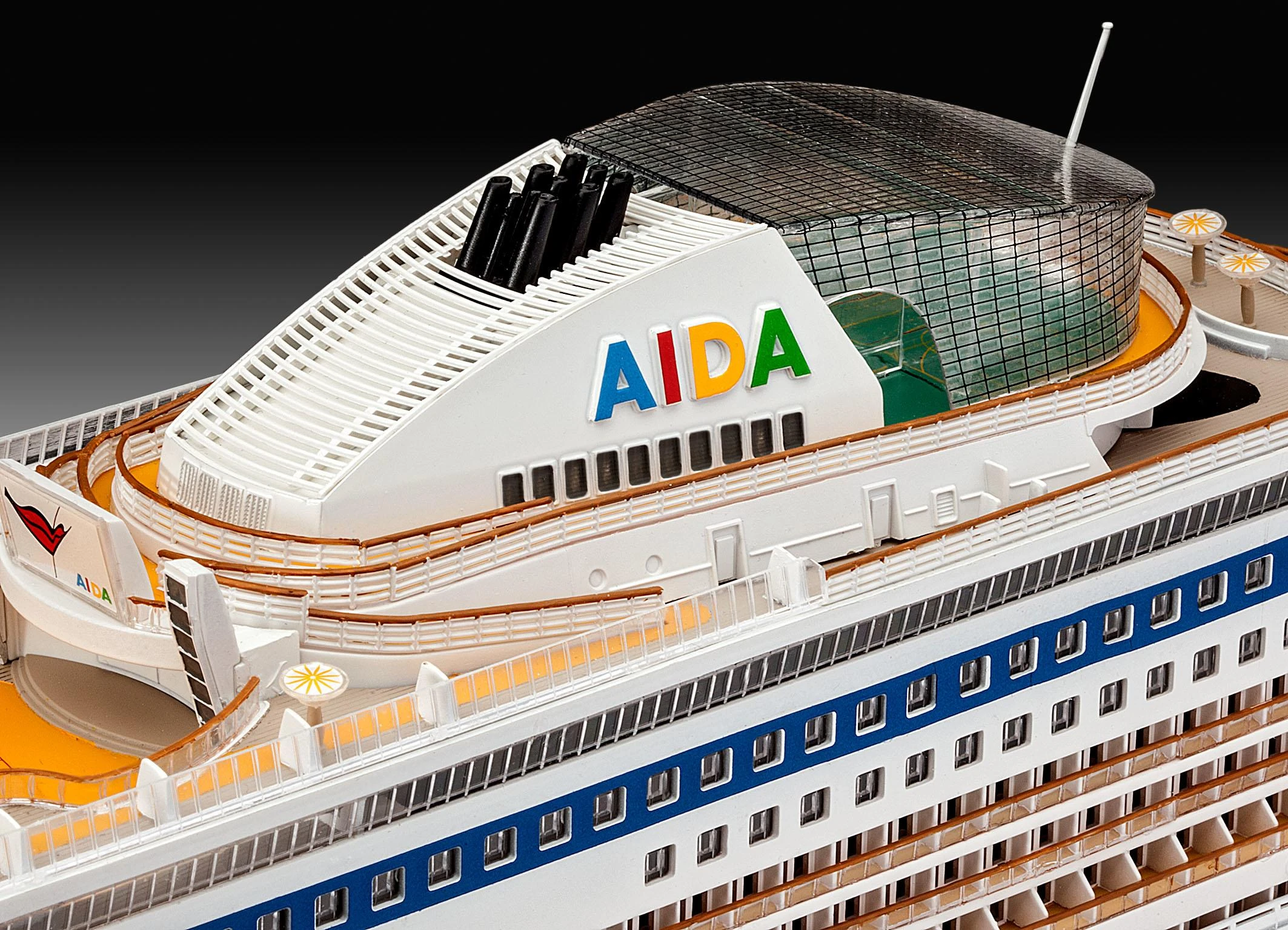 Revell AIDA blu/sol/mar/stella 1/400 plastikinis rinkinys 05230 (63,4 cm)