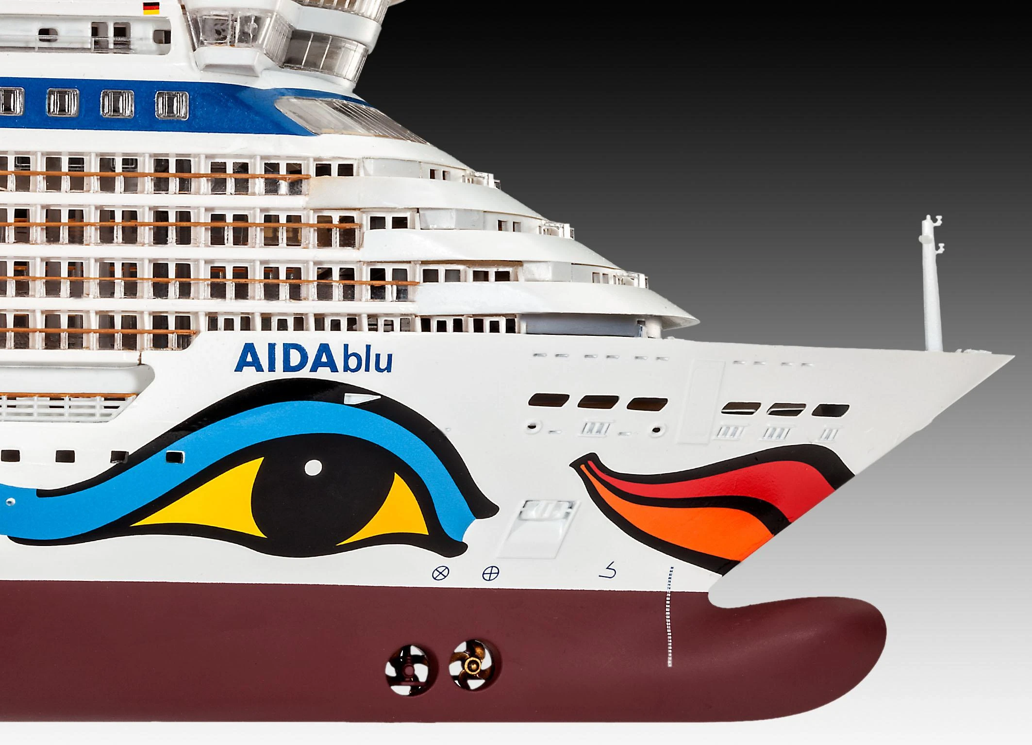 Revell AIDA blu/sol/mar/stella 1/400 plastikinis rinkinys 05230 (63,4 cm)