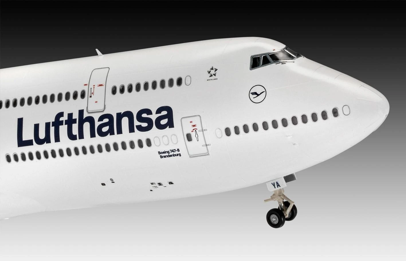 Revell – Boeing 747-8 Lufthansa „New Livery“, 1/144, 03891