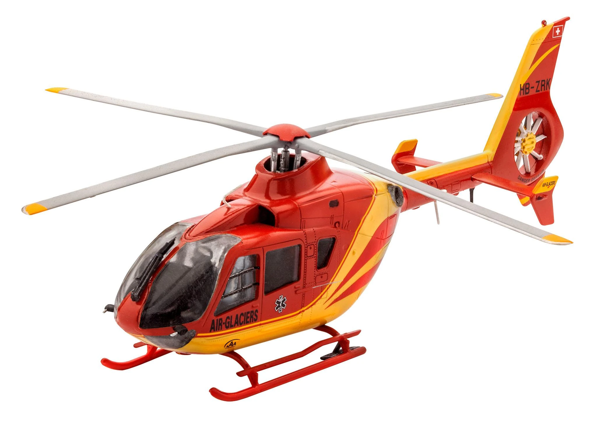Revell plastikinis modelis Airbus Helicopters EC135 AIR-GLACIERS 1:72