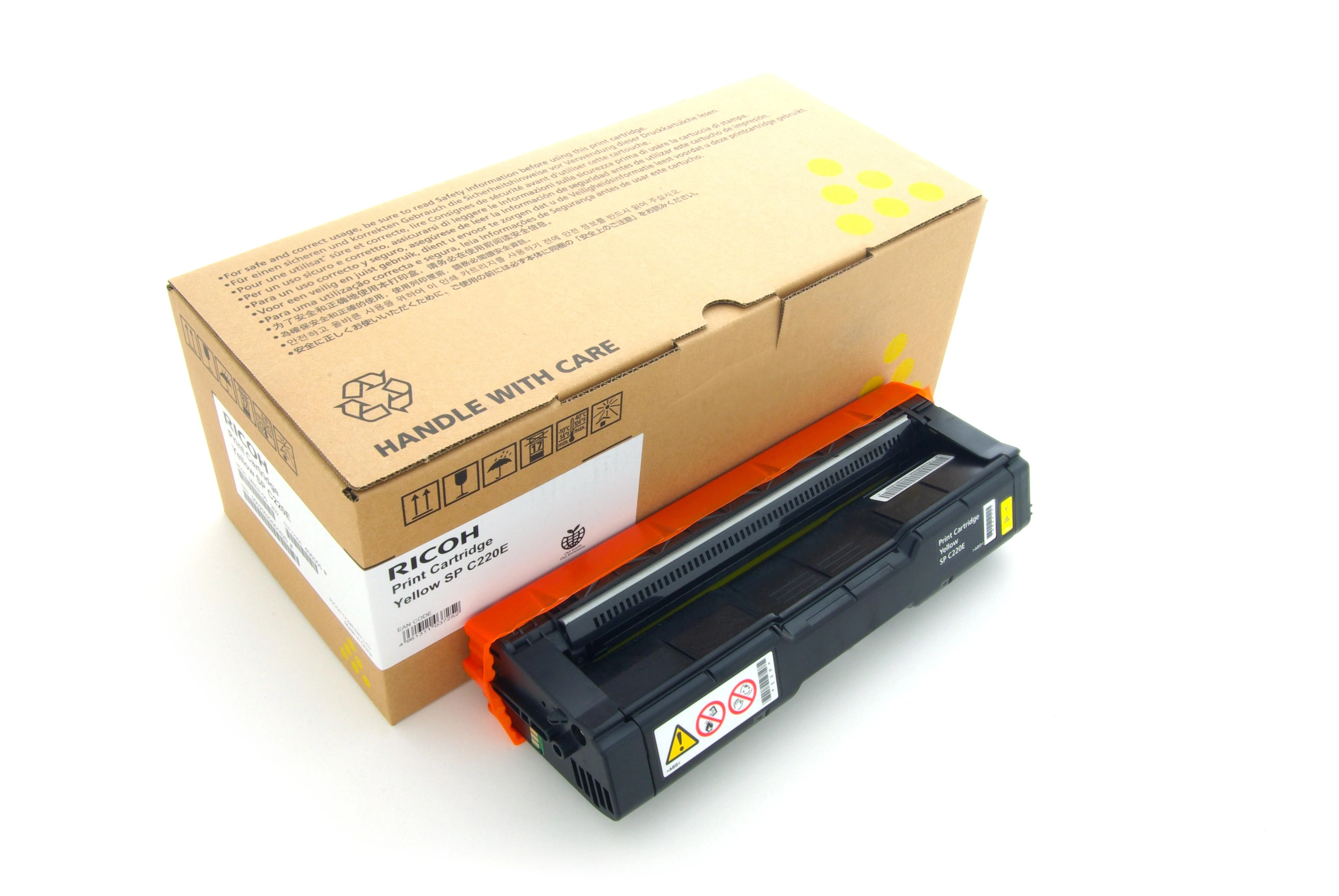 Ricoh SP C220E (407643) (406106) (406055) Lazerinė kasetė, Geltona