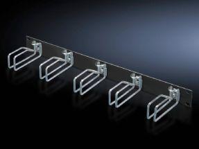 Rittal 7257.105 - Kabelių valdymo skydas - Juodas - Plienas - 2U - 48,3 cm (19") - 482,6 mm