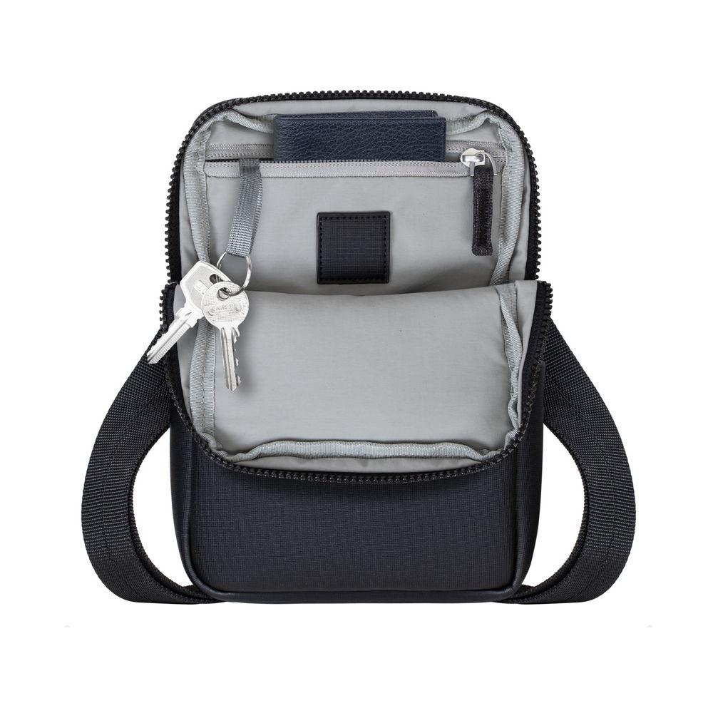 Krepšys crossbody Rivacase 8511 juoda