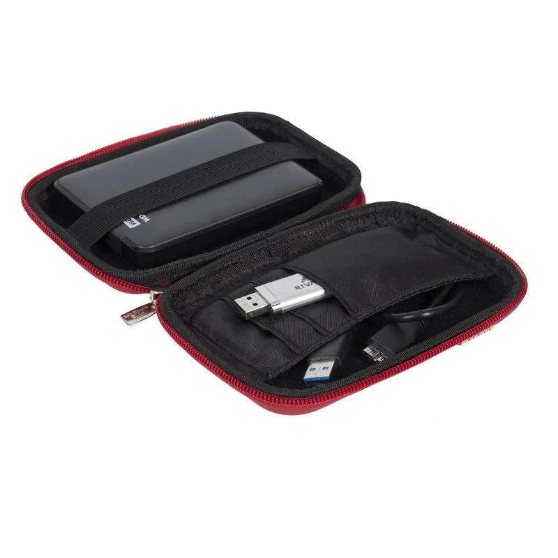 Rivacase Dėklas Riva 9101 (PU) HDD Raudona