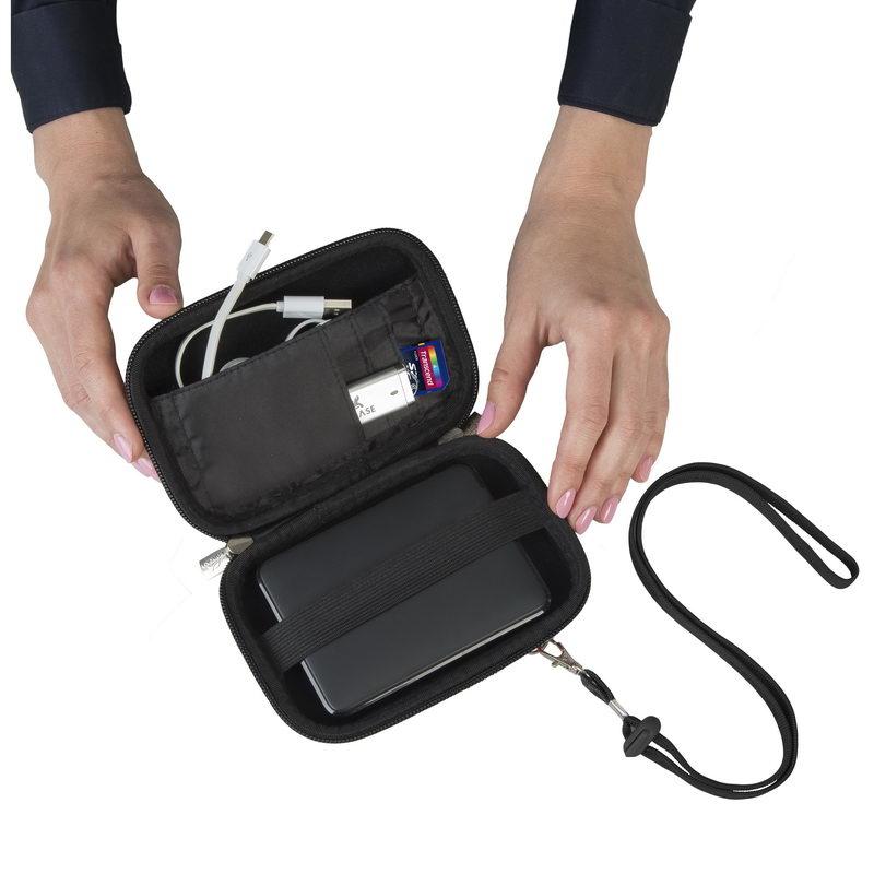 Rivacase 9101 (PU) HDD/GPS dėklas (Juodas)