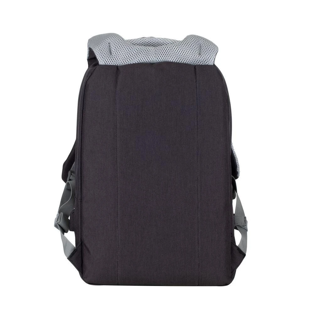 Rivacase nešiojamojo kompiuterio kuprinė 15,6 "prater, 15l, juoda, apsauganti nuo vagystės. Neperšlampama medžiaga, usb tarpiklis