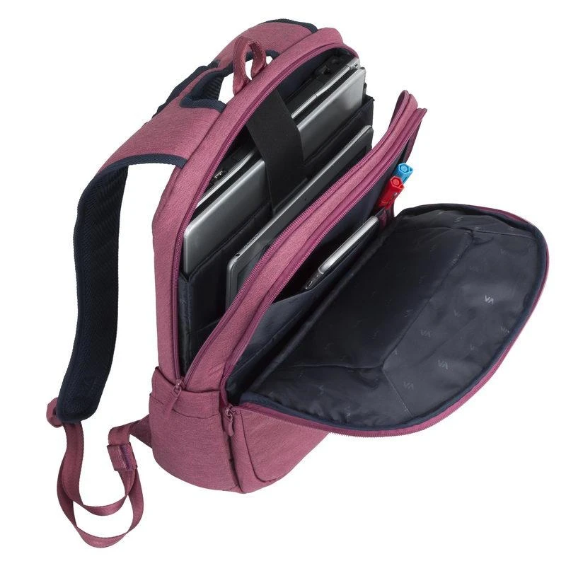 Rivacase 7760 kuprinė nešiojamam kompiuteriui iki 15.6" (raudona)