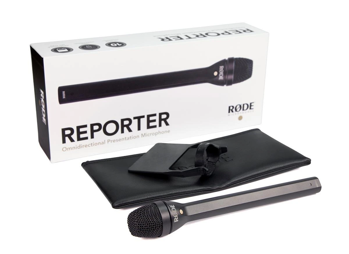 Rode Mikrofonas - Røde Reporter Juodas