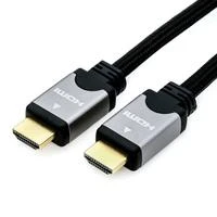 Roline HDMI kabelis su sidabriniais antgaliais