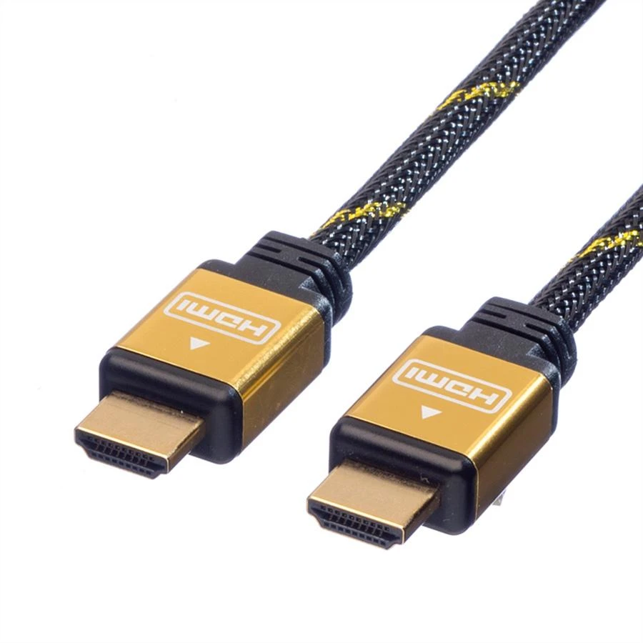 ROLINE GOLD HDMI kabelio jungtys su auksiniais korpusais