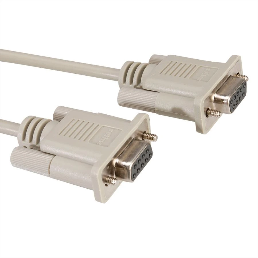 Roline DB-9 - DB-9, 1.8m, Pilka (11.01.5918)