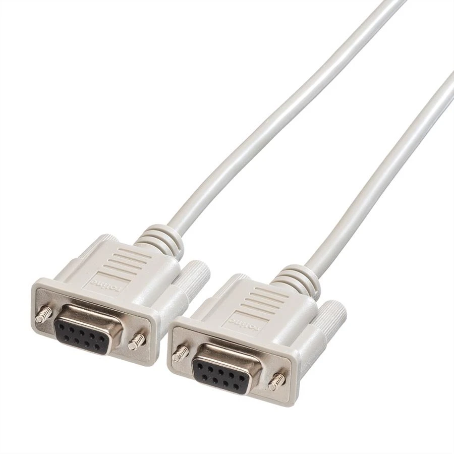 Roline DB-9 - DB-9, 1.8m, Pilka (11.01.5918)