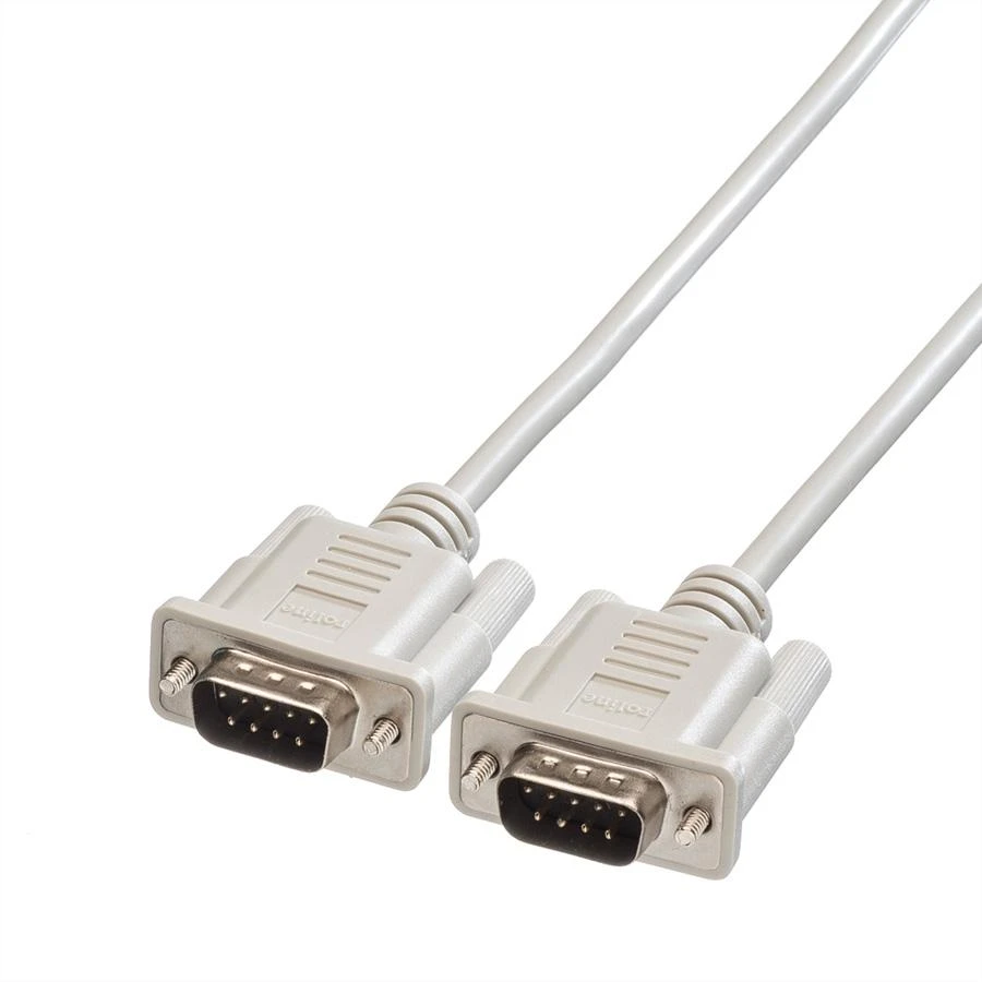 Roline DB-9 - DB-9, 1.8m, Pilka (11.01.6018)
