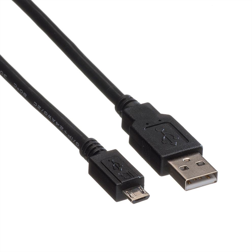 Kabelis USB Roline USB-A - 1.8 m Juodas (11.02.8752)