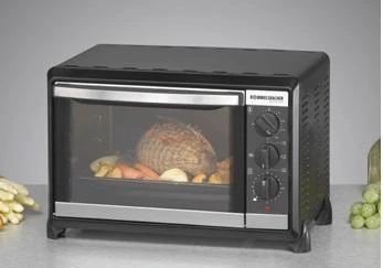 Elektrinė krosnelė ROMMELSBACHER BG 1055/E - 18 L - Juodas,Nerūdijantis plienas - Rotary - Nerūdijantis plienas - 3 shelves - 60 min